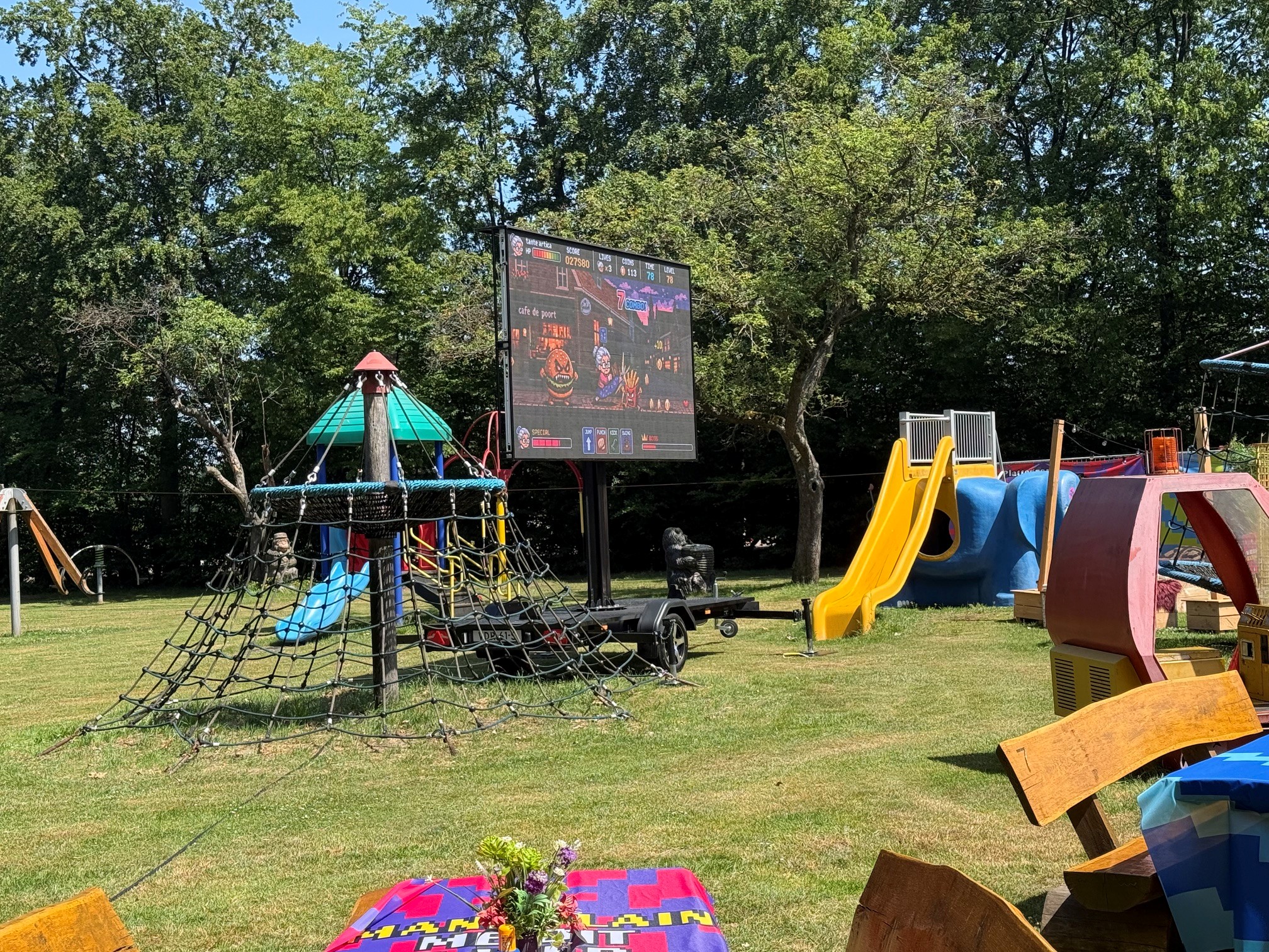 LED-wall op een bedrijfsfeest